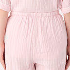Crepe Gauze pyjamas in Light Pink
