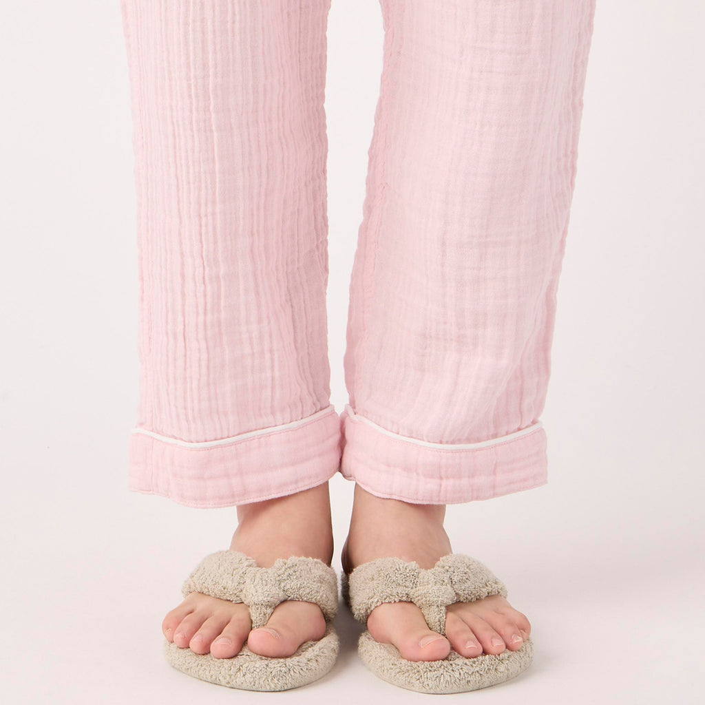 Crepe Gauze pyjamas in Light Pink