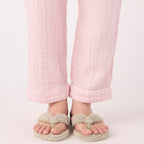 Crepe Gauze pyjamas in Light Pink