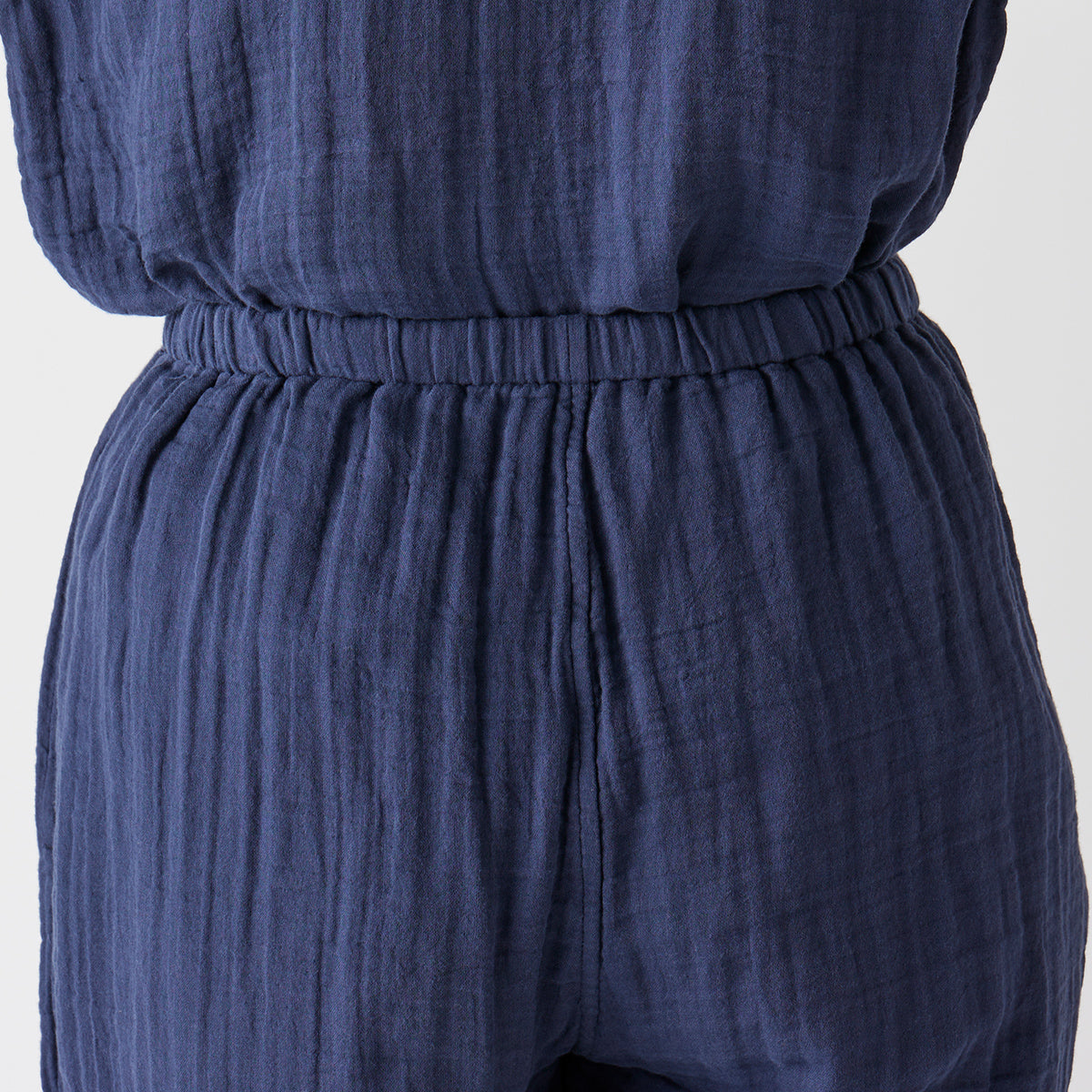 Crepe Gauze pyjamas in Navy