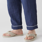 Crepe Gauze pyjamas in Navy