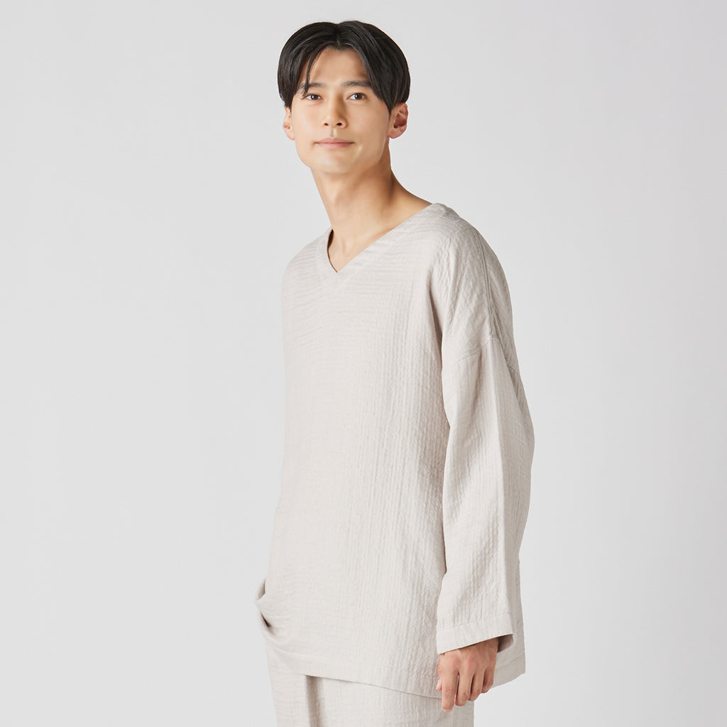 Marshmallow Gauze pyjamas in Beige