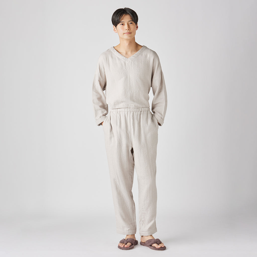 Marshmallow Gauze pyjamas in Beige