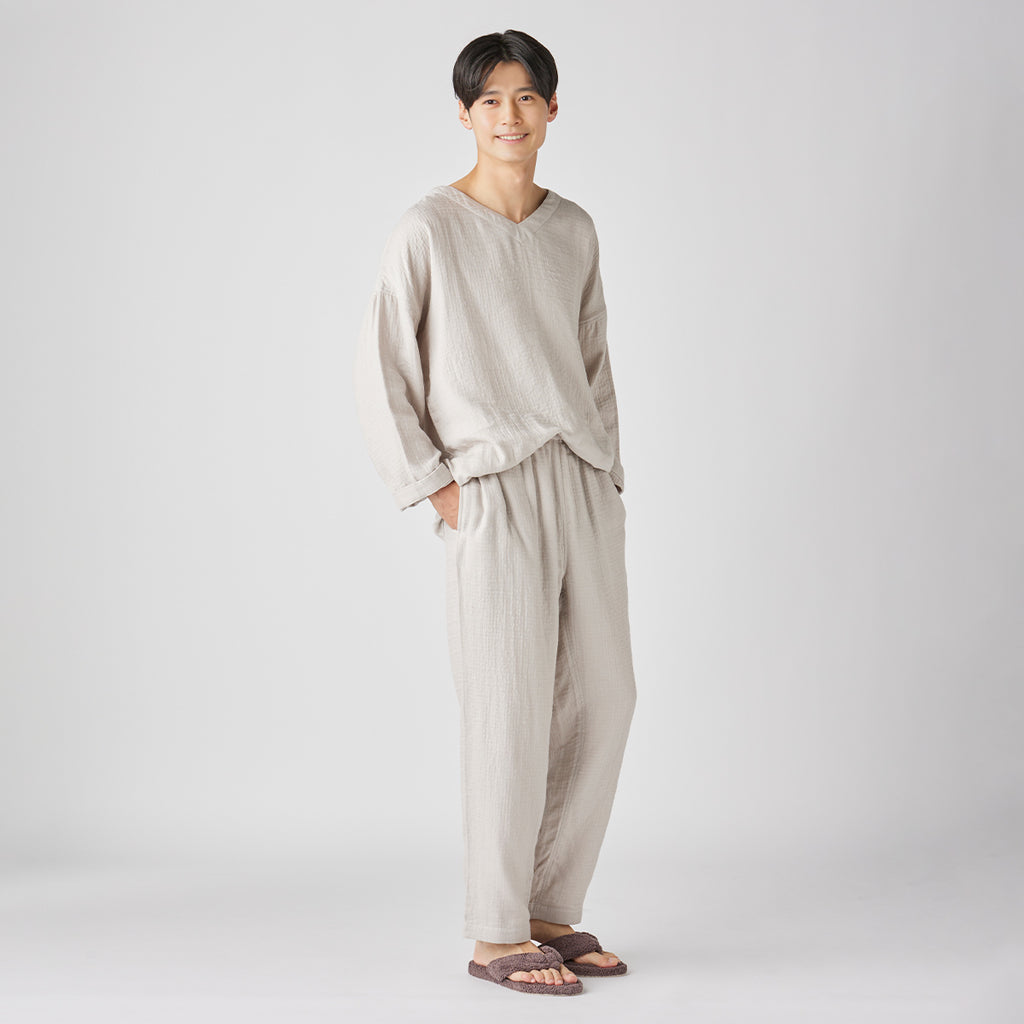 Marshmallow Gauze pyjamas in Beige