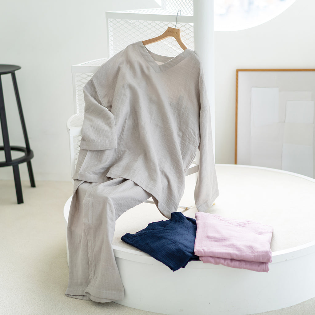 Marshmallow Gauze pyjamas in Beige