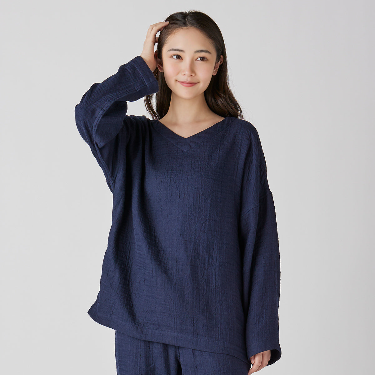 Marshmallow Gauze pyjamas in Navy