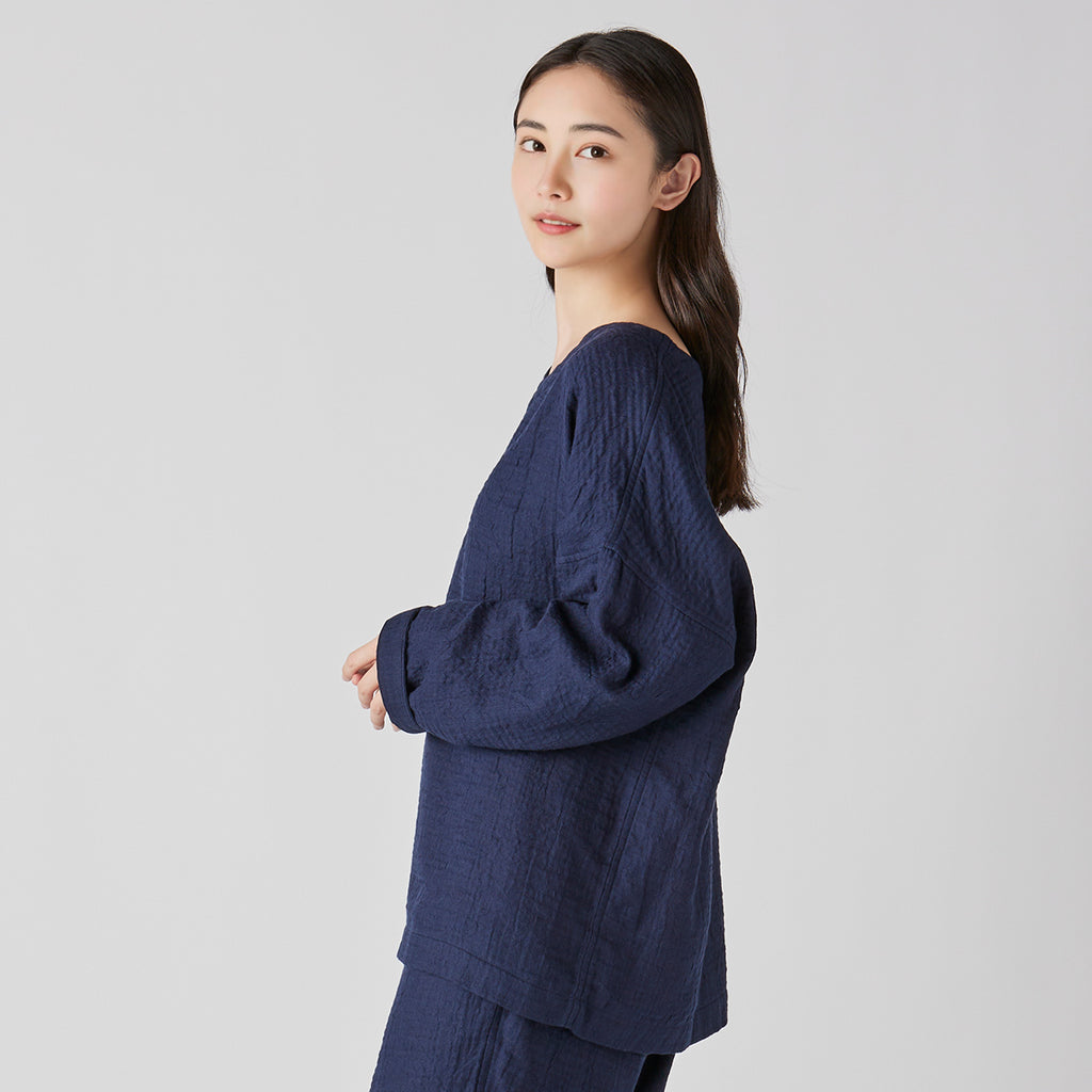 Marshmallow Gauze pyjamas in Navy