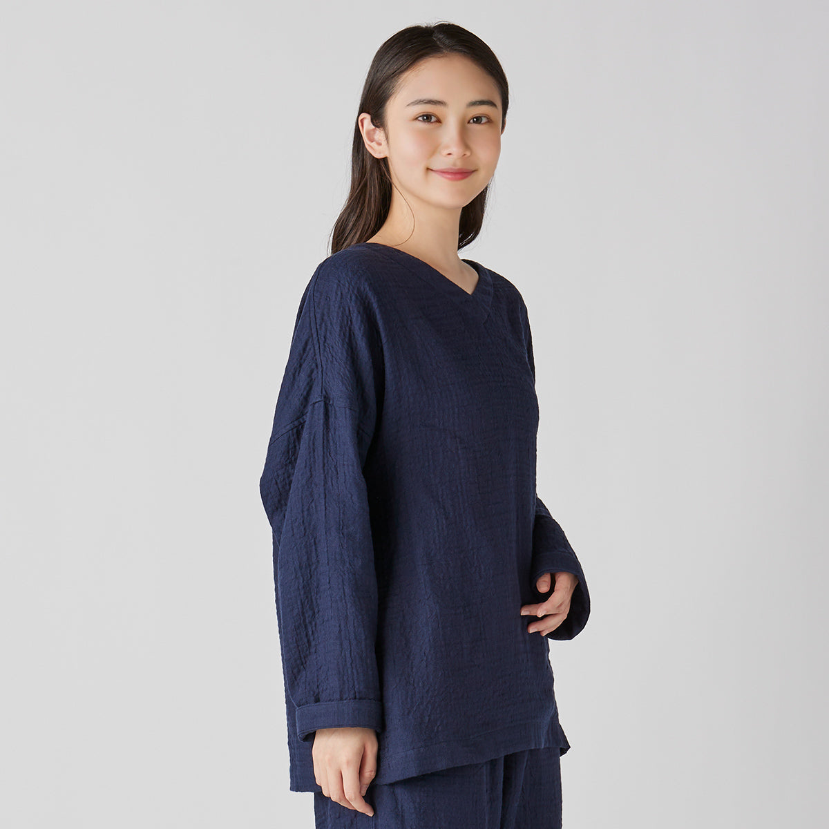Marshmallow Gauze pyjamas in Navy