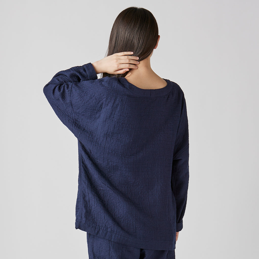 Marshmallow Gauze pyjamas in Navy