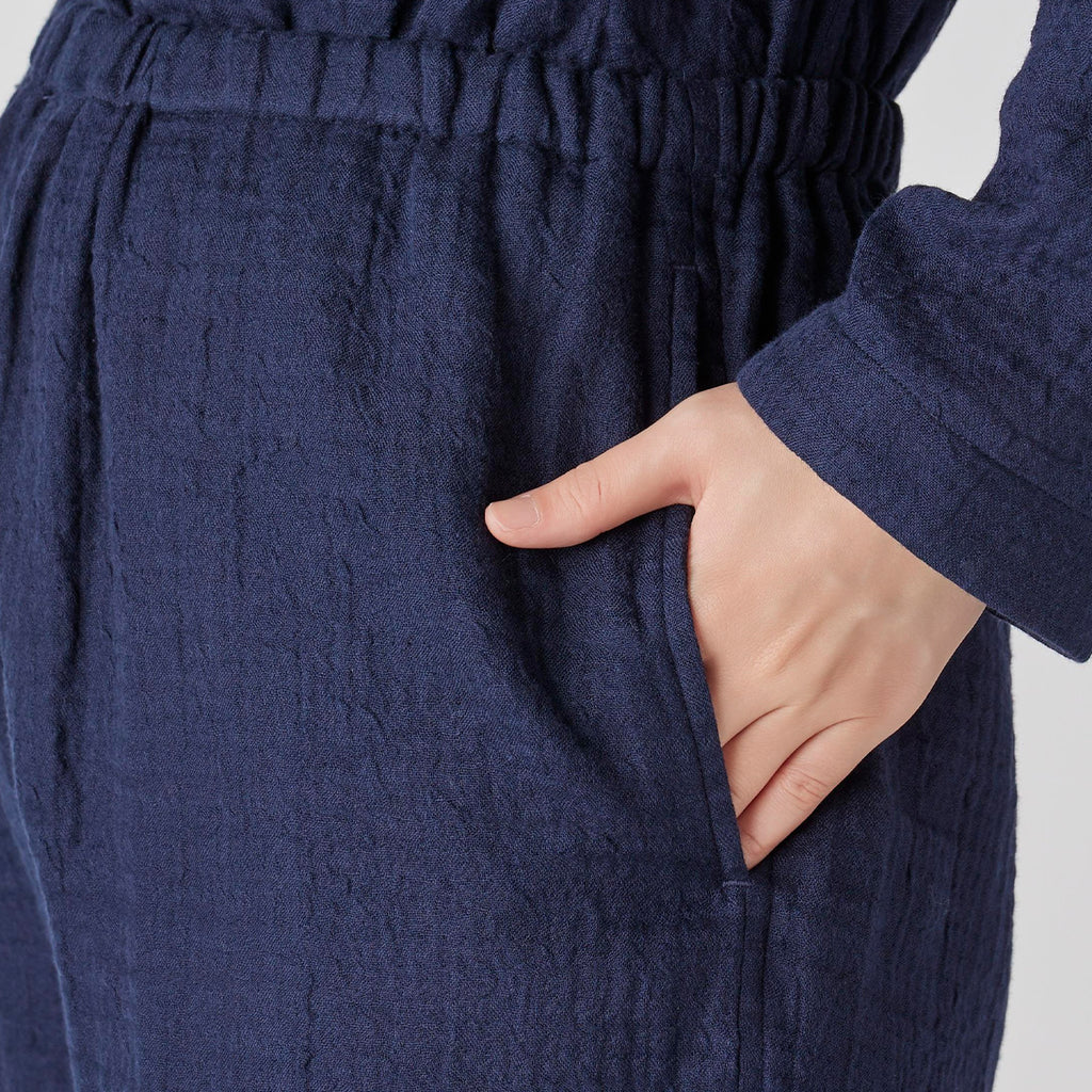 Marshmallow Gauze pyjamas in Navy