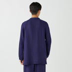 Crepe Gauze room wear in Navy