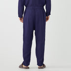 Crepe Gauze room wear in Navy