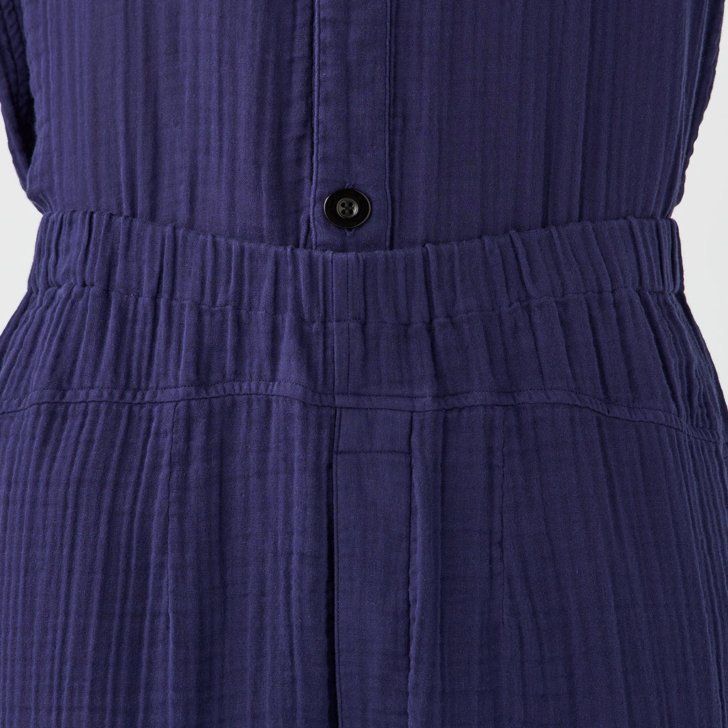 Crepe Gauze room wear in Navy