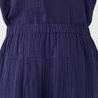 Crepe Gauze room wear in Navy