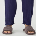 Crepe Gauze room wear in Navy