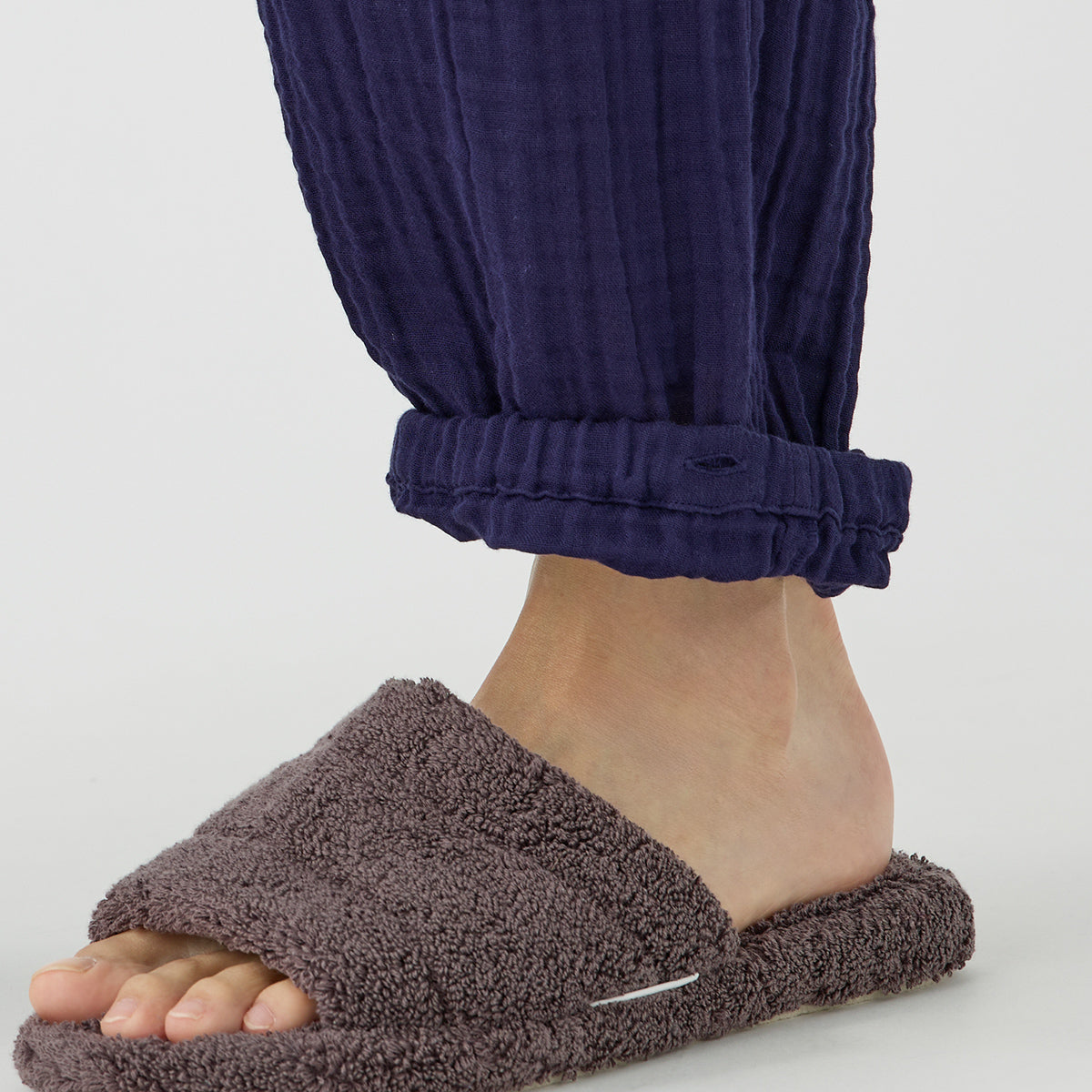 Crepe Gauze room wear in Navy