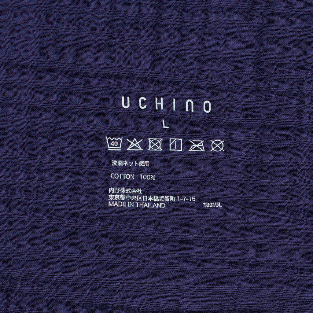Crepe Gauze room wear in Navy