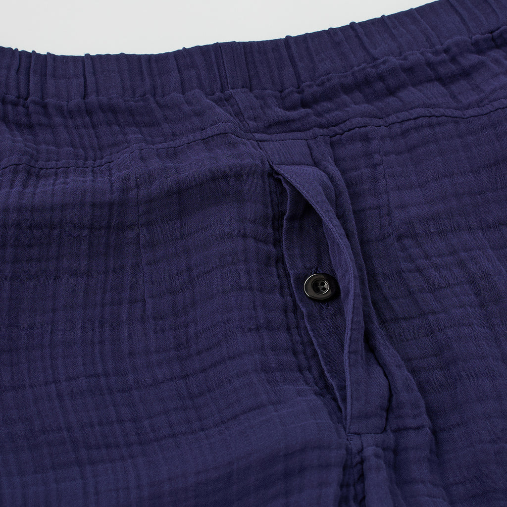 Crepe Gauze room wear in Navy