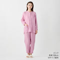 Crepe Gauze room wear in Pink