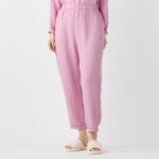 Crepe Gauze room wear in Pink