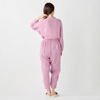 Crepe Gauze room wear in Pink