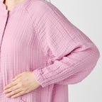 Crepe Gauze room wear in Pink