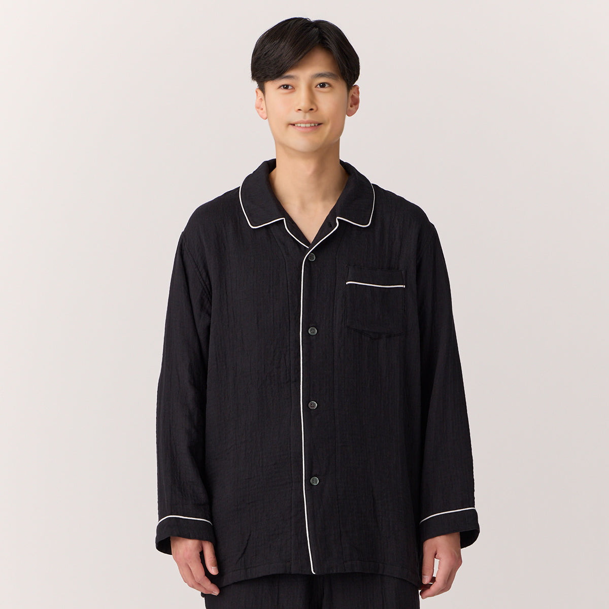 Marshmallow Gauze pyjamas in Black