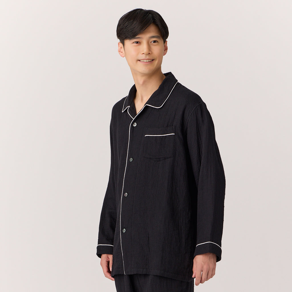 Marshmallow Gauze pyjamas in Black