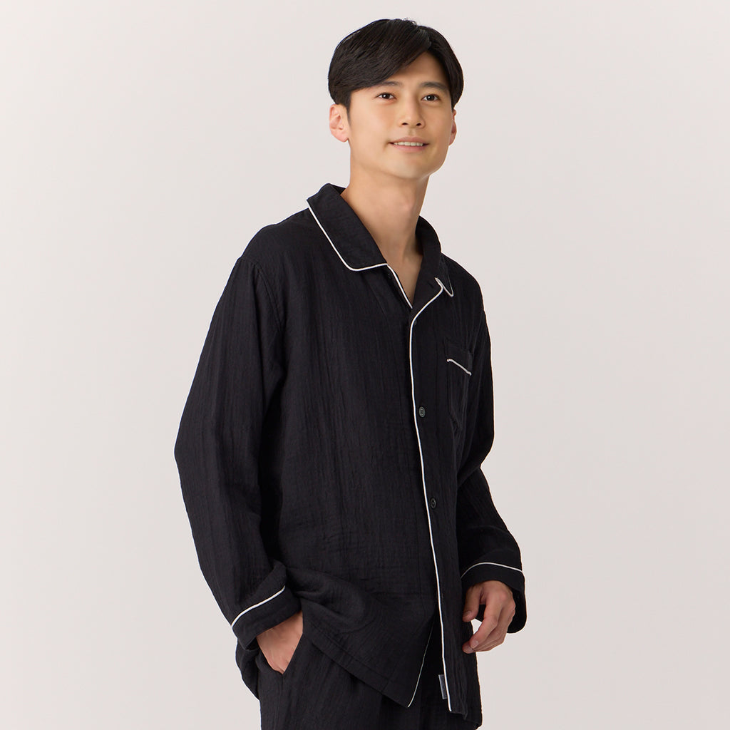 Marshmallow Gauze pyjamas in Black
