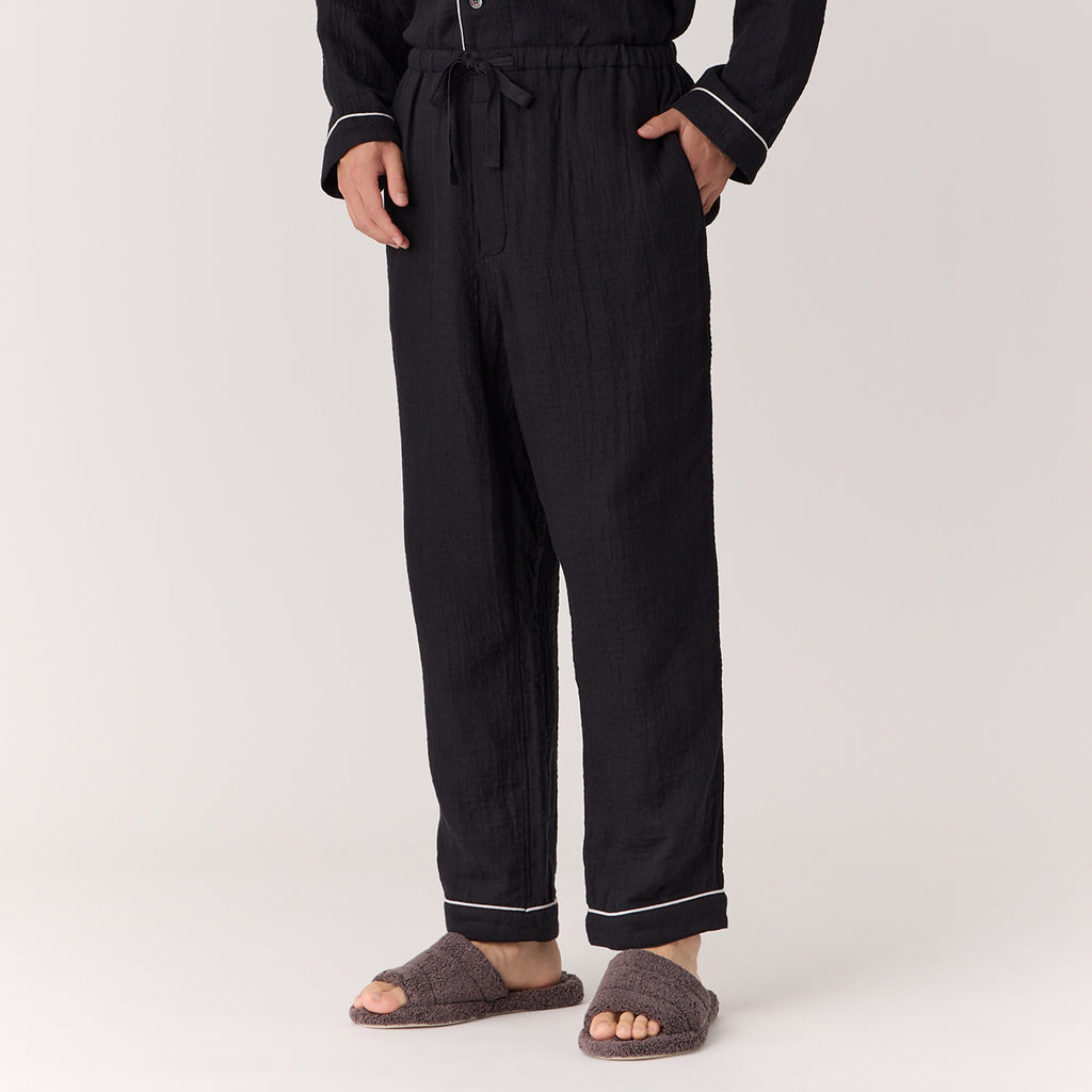 Marshmallow Gauze pyjamas in Black