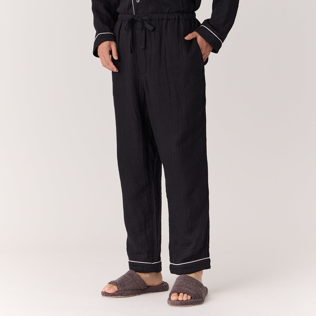 Marshmallow Gauze pyjamas in Black