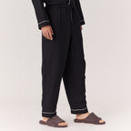 Marshmallow Gauze pyjamas in Black