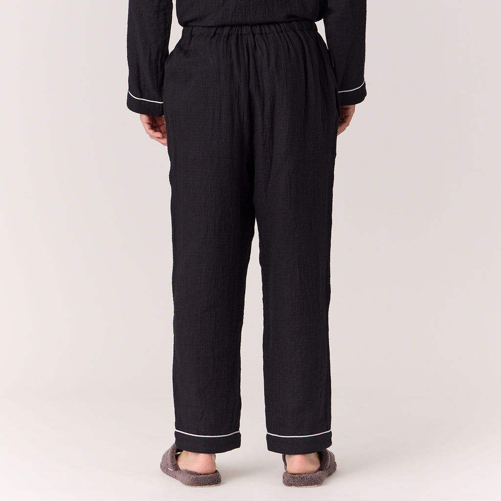 Marshmallow Gauze pyjamas in Black