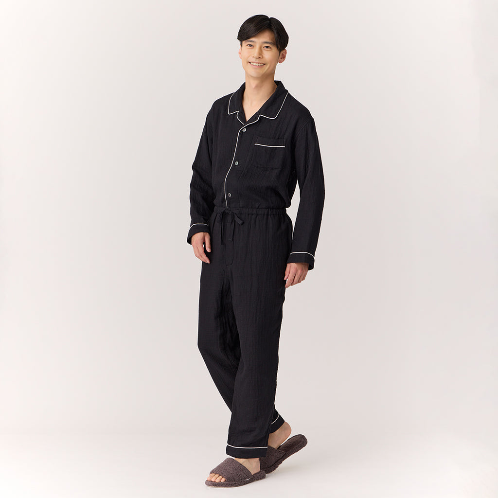 Marshmallow Gauze pyjamas in Black