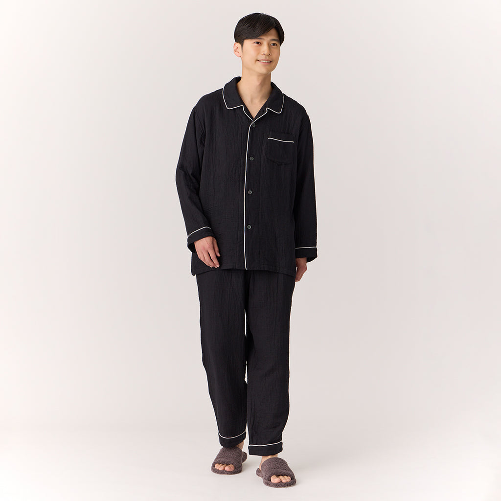 Marshmallow Gauze pyjamas in Black