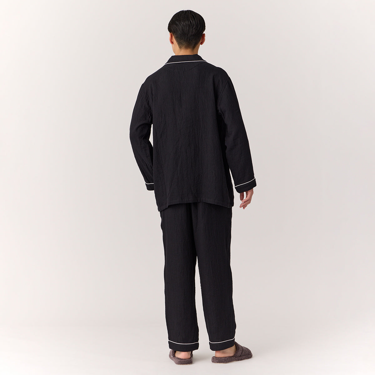 Marshmallow Gauze pyjamas in Black