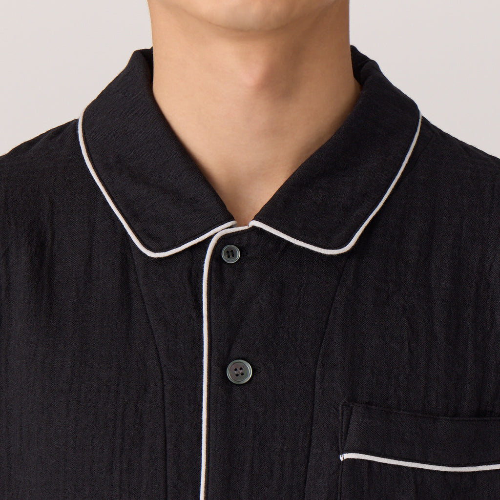 Marshmallow Gauze pyjamas in Black