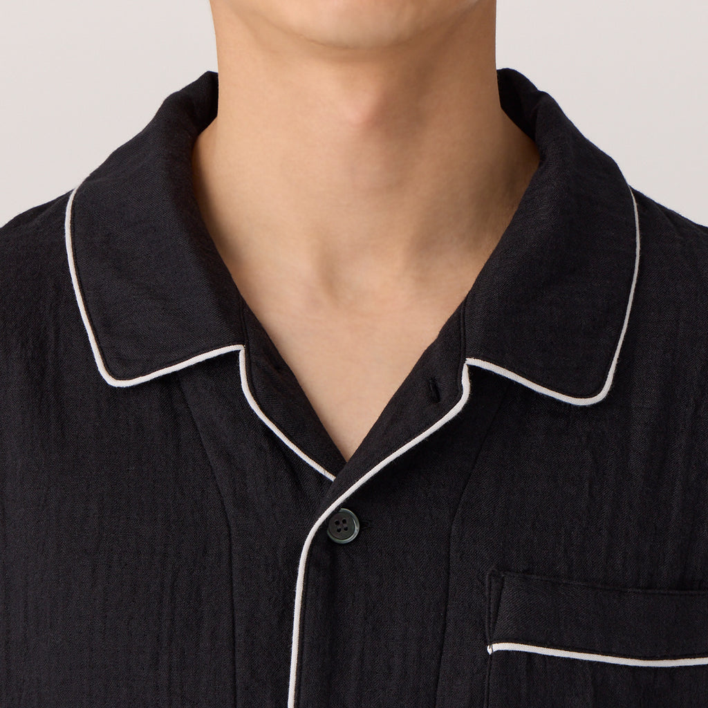 Marshmallow Gauze pyjamas in Black