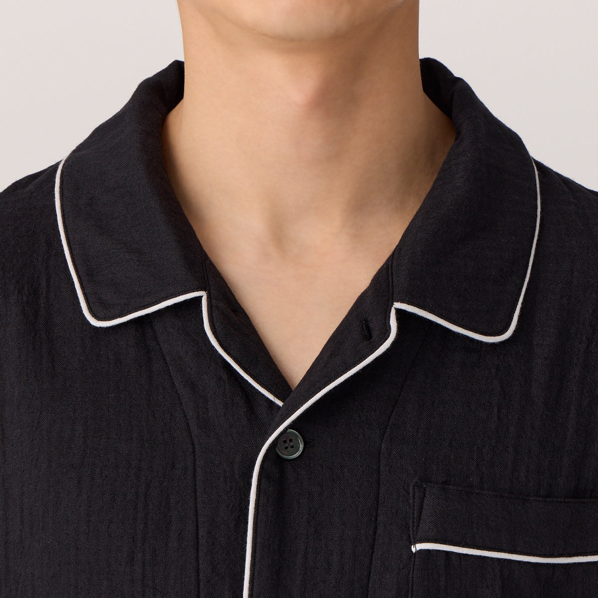 Marshmallow Gauze pyjamas in Black