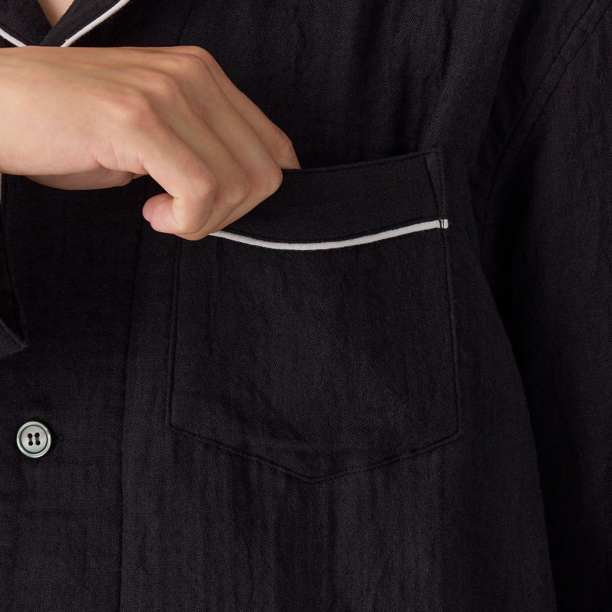 Marshmallow Gauze pyjamas in Black