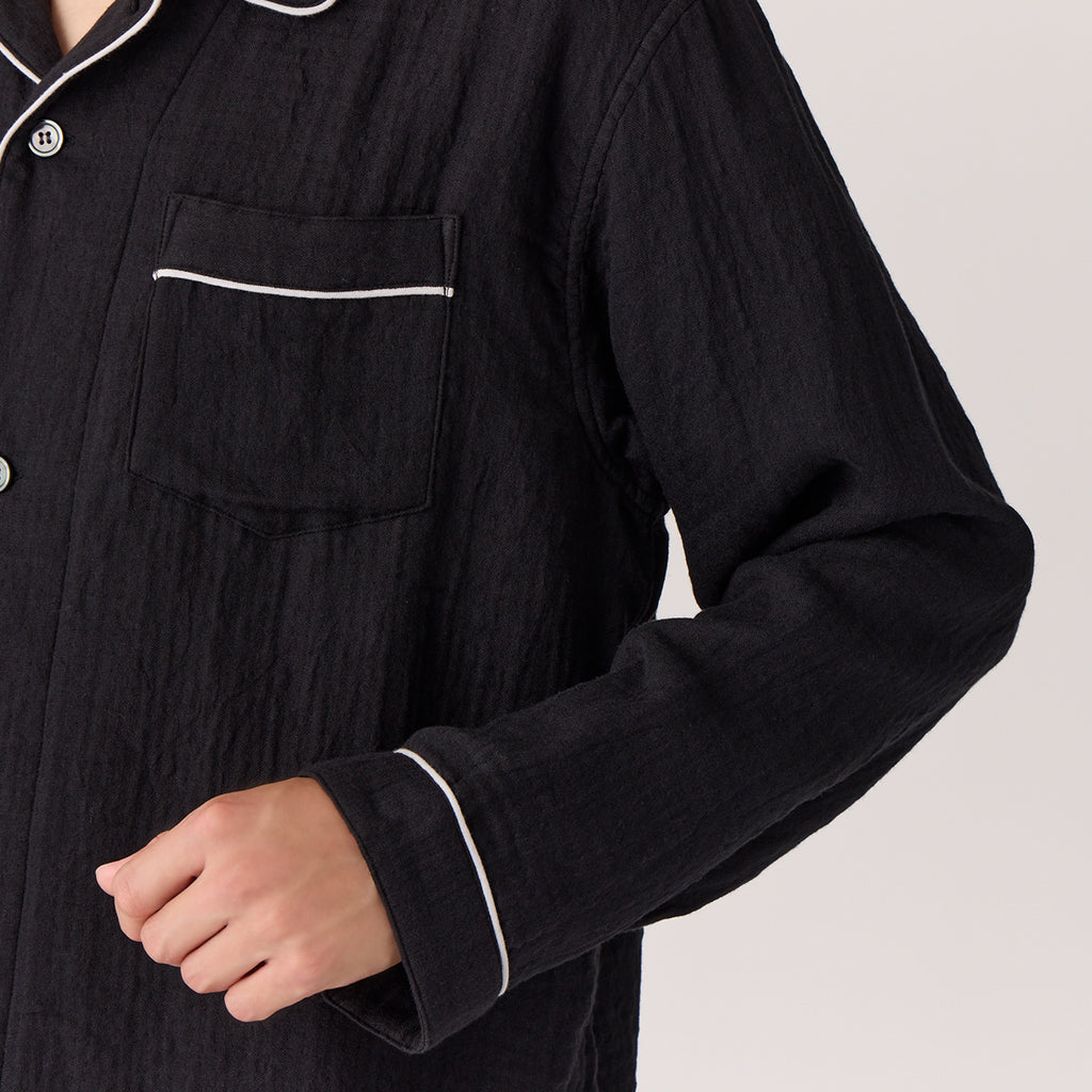 Marshmallow Gauze pyjamas in Black