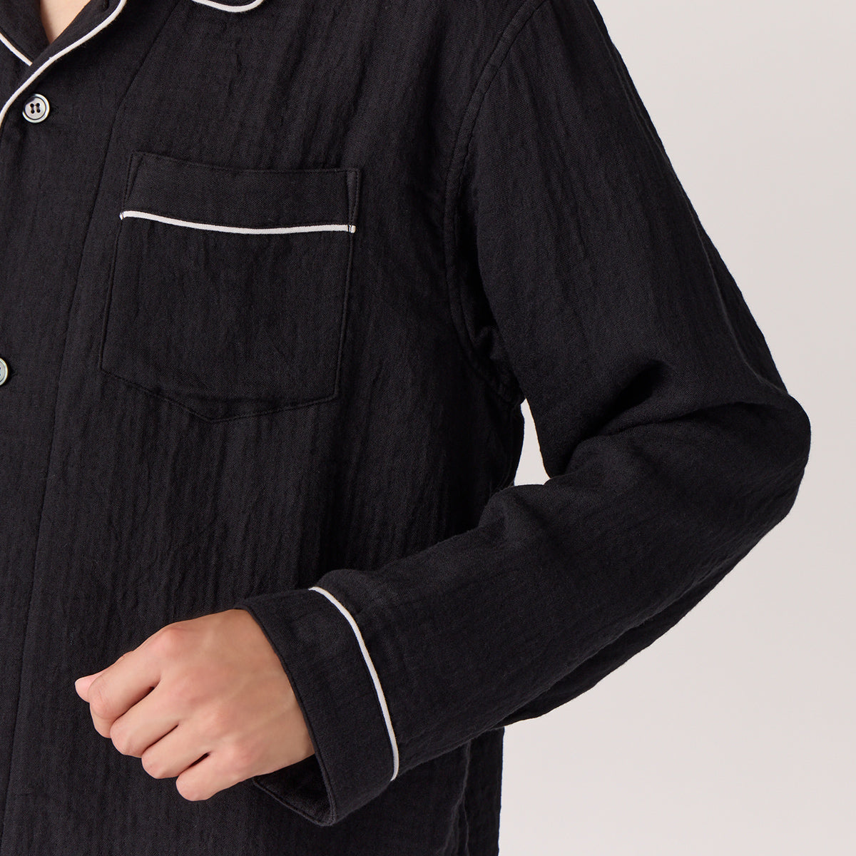 Marshmallow Gauze pyjamas in Black
