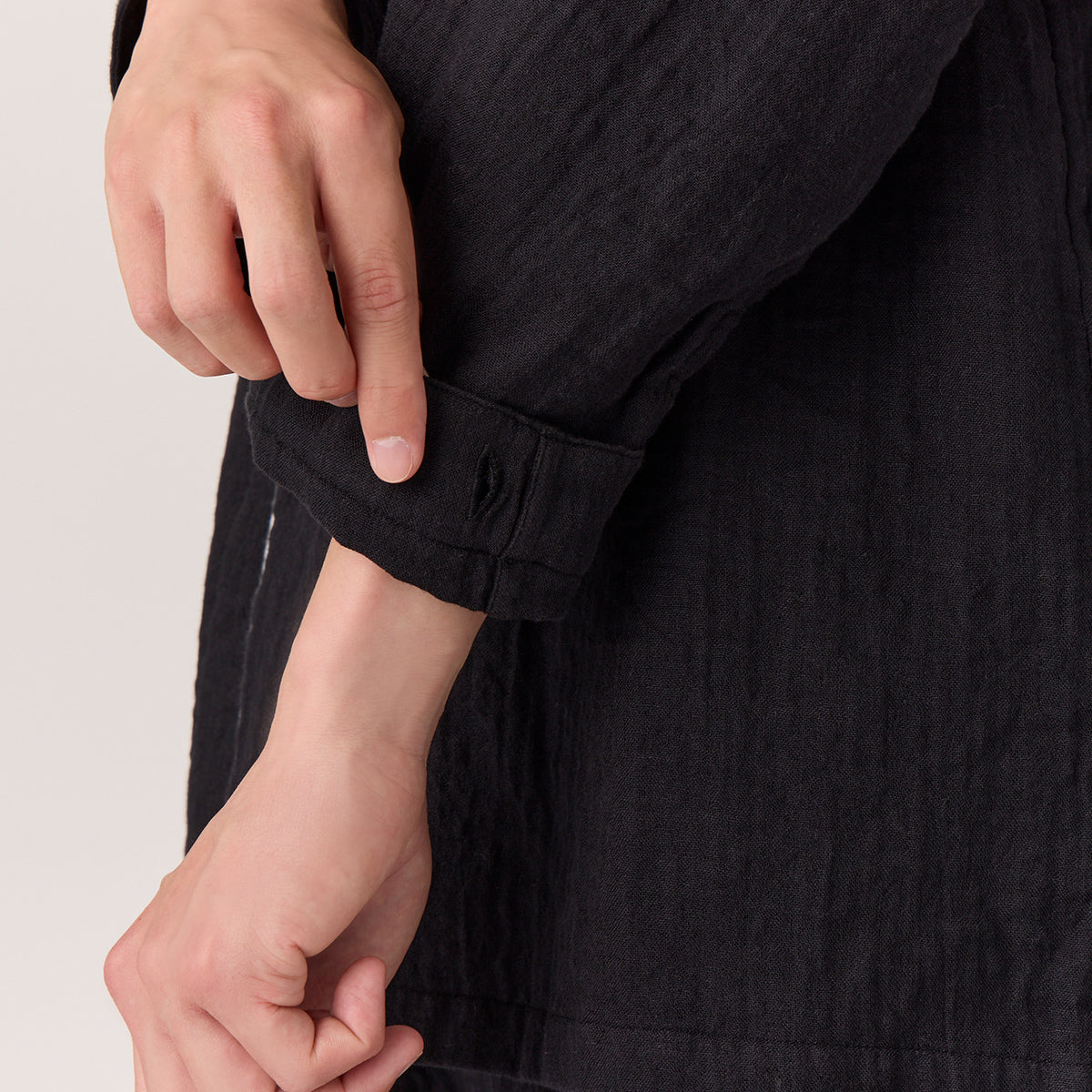 Marshmallow Gauze pyjamas in Black