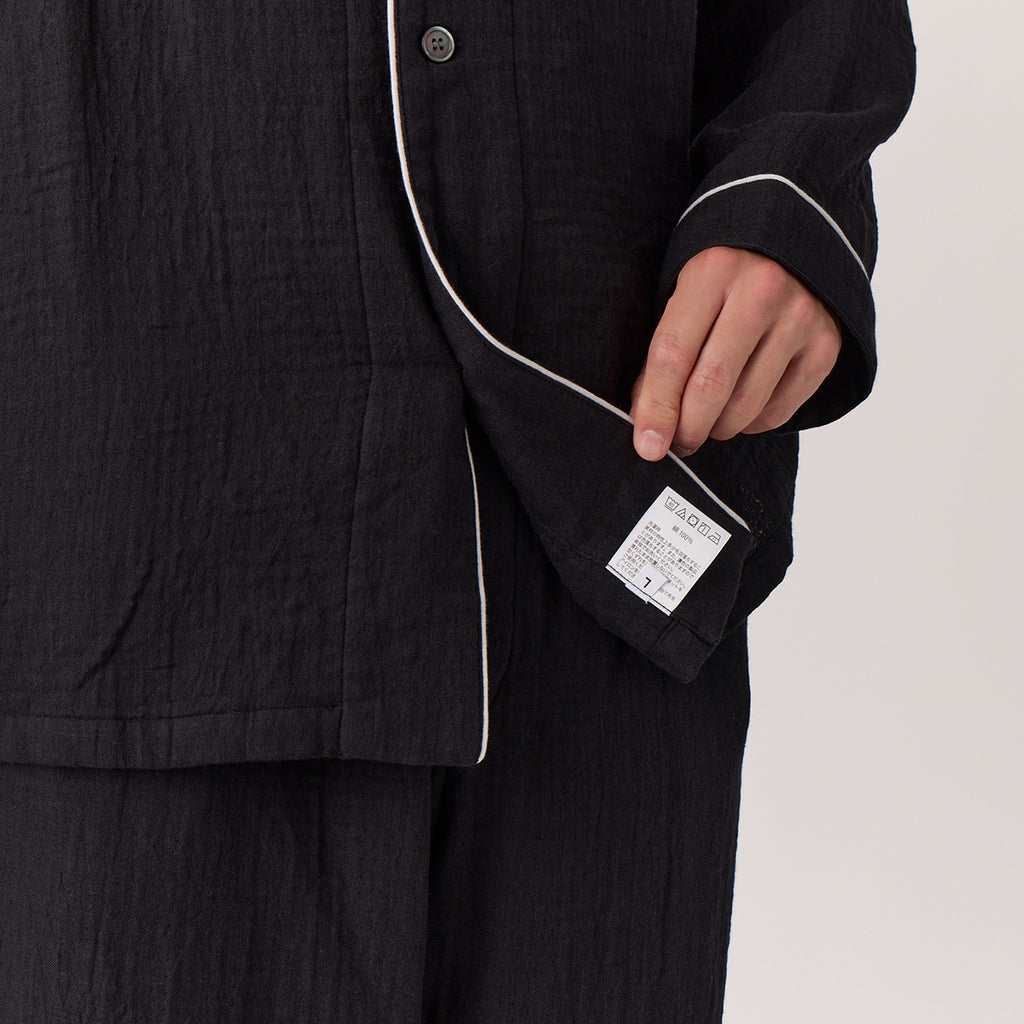 Marshmallow Gauze pyjamas in Black