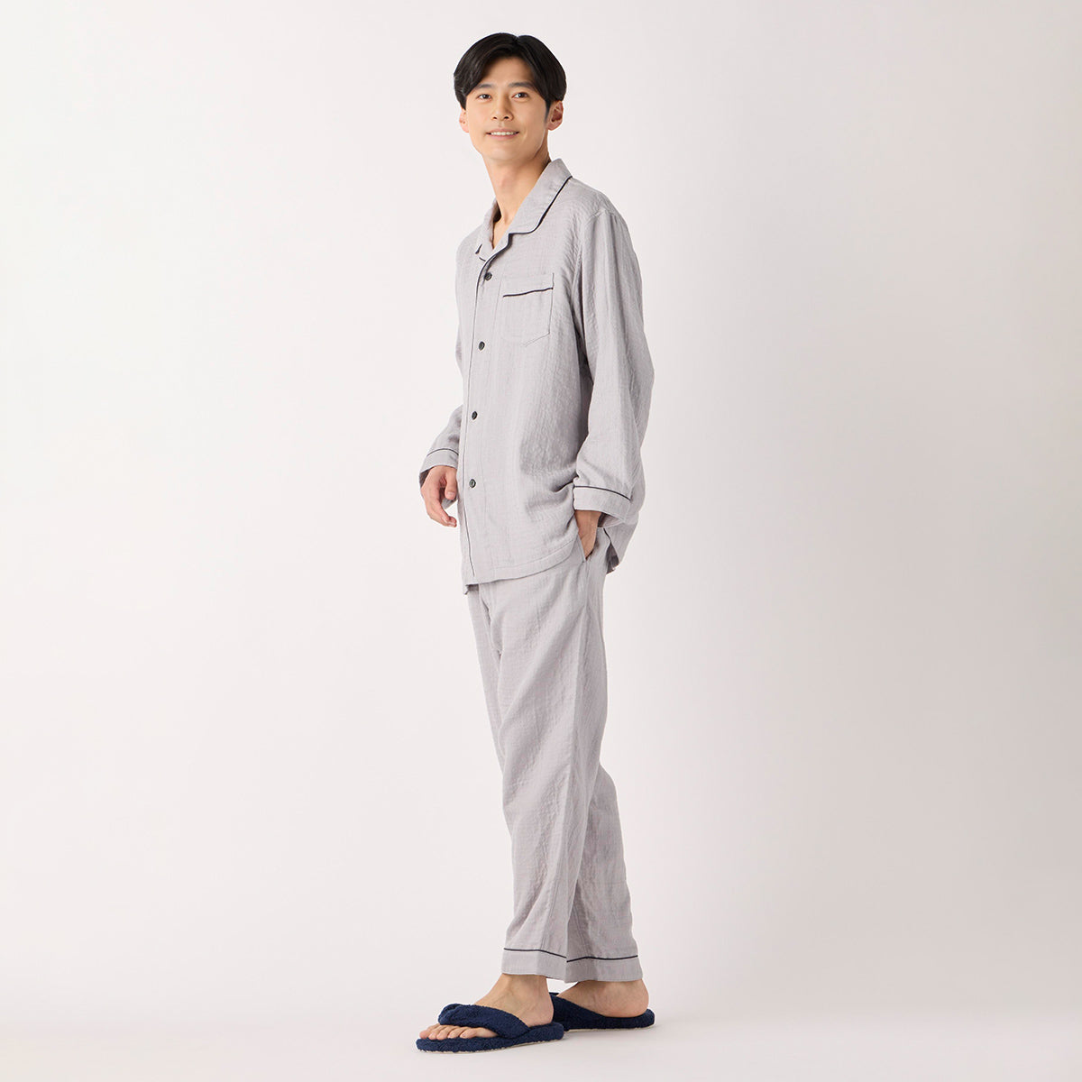 Marshmallow Gauze pyjamas in Grey