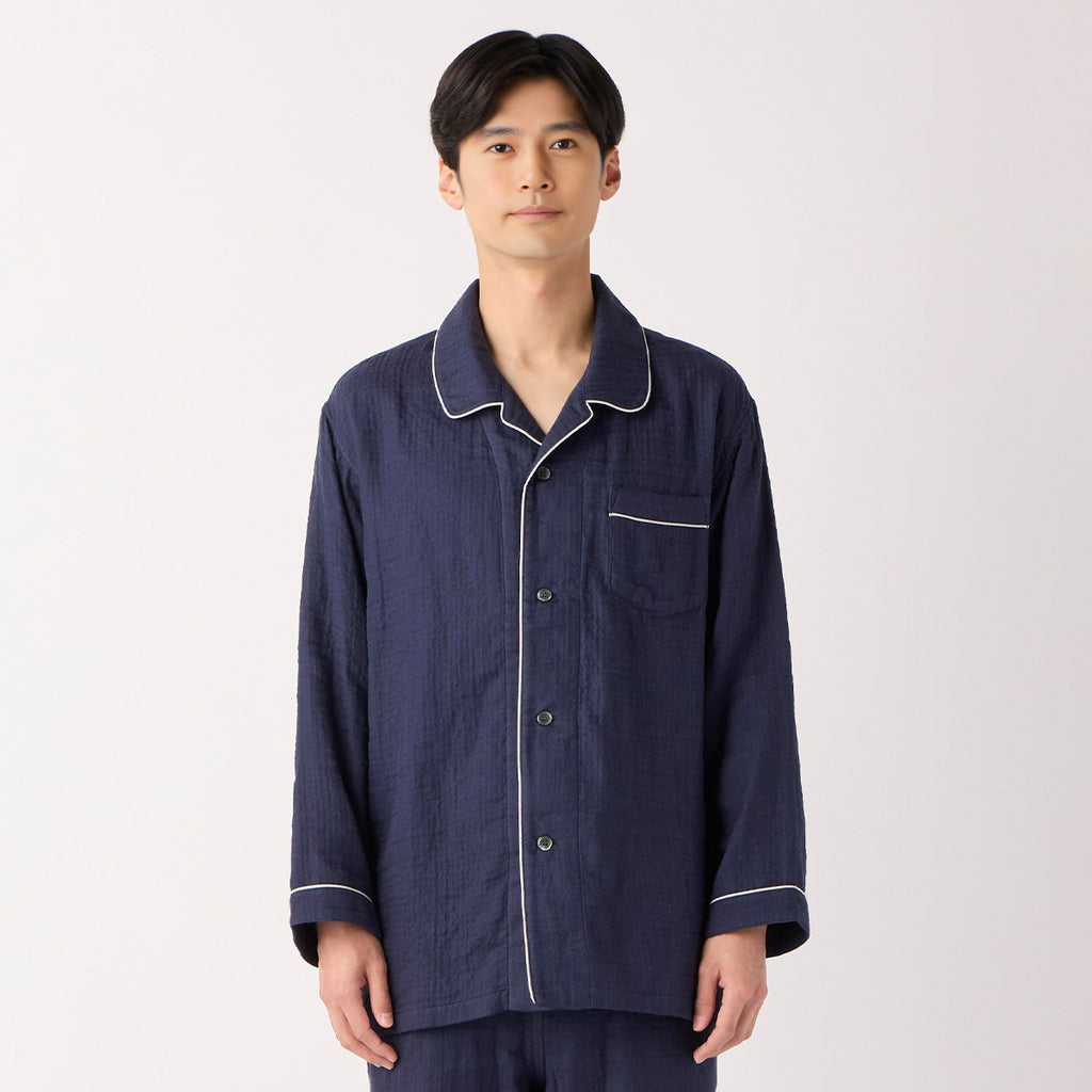 Marshmallow Gauze pyjamas in Navy