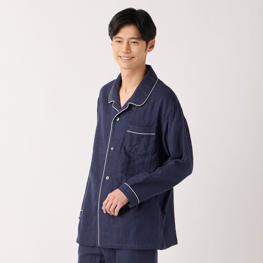 Marshmallow Gauze pyjamas in Navy