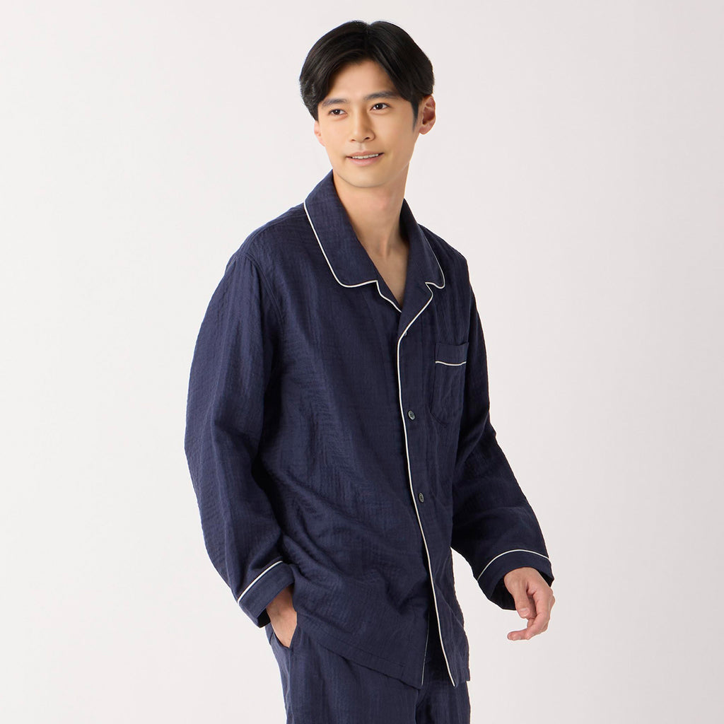 Marshmallow Gauze pyjamas in Navy