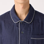 Marshmallow Gauze pyjamas in Navy
