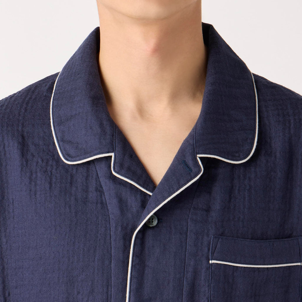 Marshmallow Gauze pyjamas in Navy